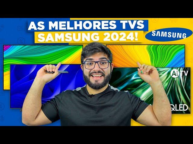 SEM DÚVIDAS! 5 Melhores Smart TV's da SAMSUNG para COMPRAR em 2024!