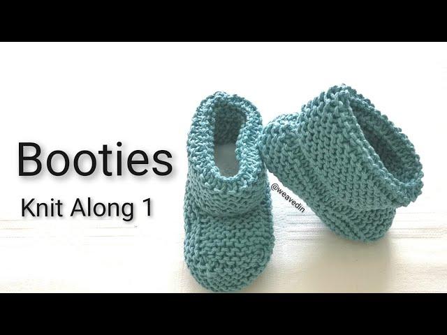 SUPER EASY - BOOTIES KNIT ALONG - HOW TO KNIT