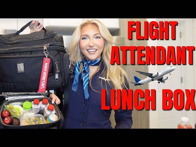 What's In My Lunch Box // Flight Attendant Edition