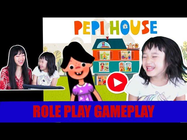 Pepi House gameplay with Ella and Mommy| Role play and explore the fun world of Pepi