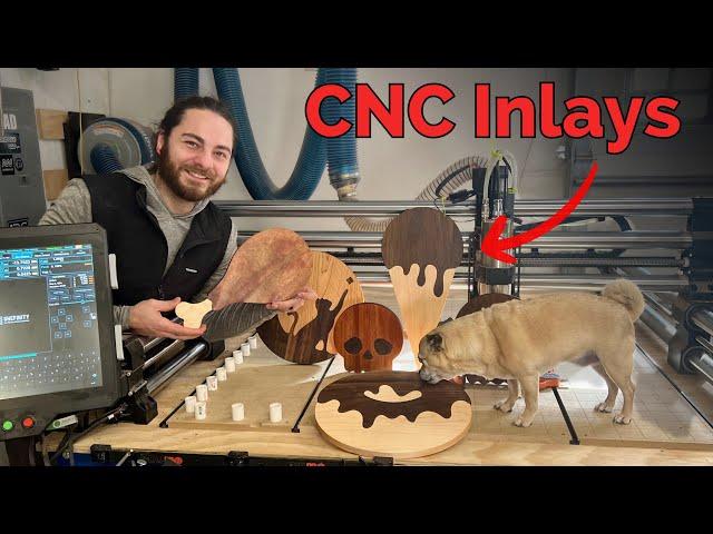 How to Make the most unique Inlay Charcuterie Boards with CNC Magic!