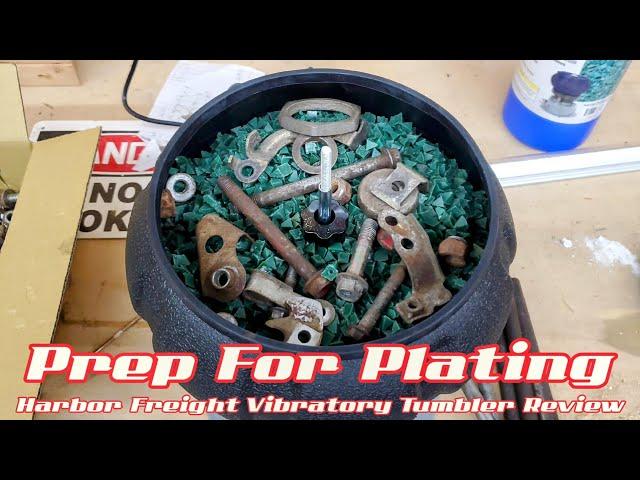 Prep For Plating ATV Hardware - Harbor Freight Vibratory Tumbler Review