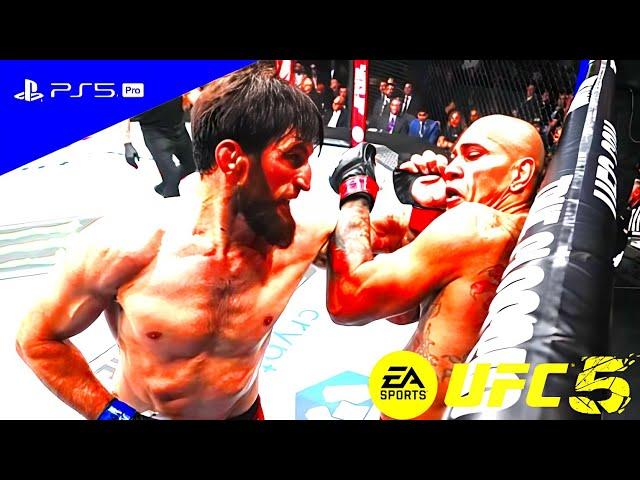 Alex Pereira Vs Magomed Ankalaev FULL FIGHT (UFC 5 Simulation) PS5