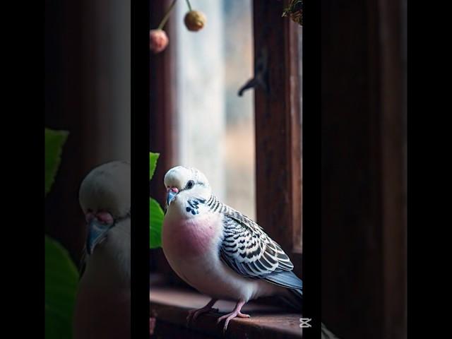 DoveBudgie breed cross result #youtubeshorts #shorts #viralvideo #pets #birds