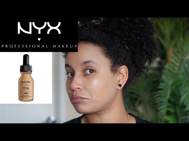 NYX Total Control Pro Drop Foundation + Review/Demon Medium Shade