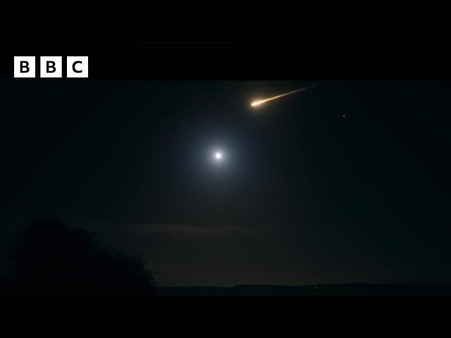 Watch a meteor land on Earth - BBC