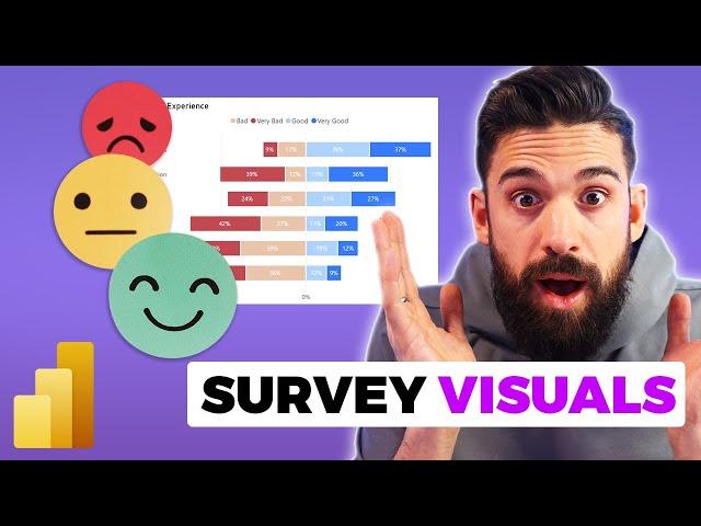 Top 3 Survey Visuals in Power BI