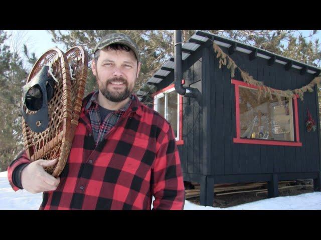 Day at a Simple Off Grid Cabin.....anyone can build & afford