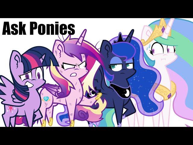 Ask Ponies - All the Alicorns - Princess Compilation (Pony Animation)