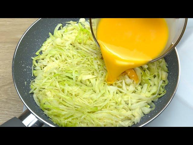 Everyone will love cabbage after this recipe! No flour, no oven! Wonderful breakfast # 107