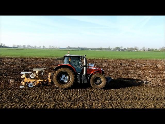 Diepploegen  Deep Ploughing  Massey Ferguson 7719  Pekkeriet Dalfsen