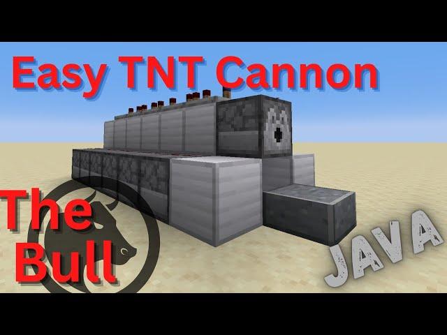 Easy JAVA TNT Cannon - Minecraft