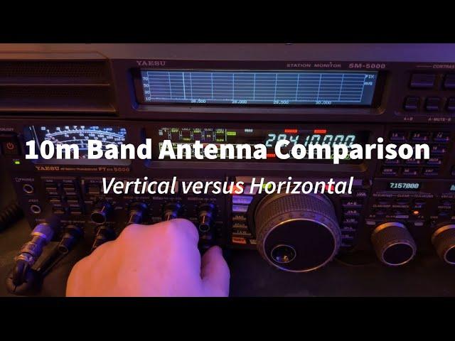 10m Band Antenna Comparison: R5 vs Doublet #hamradioantenna #yaesu #propagation