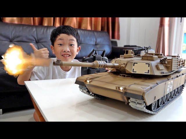 Yejun Tank Car Toy Unboxing with Truck Game Play