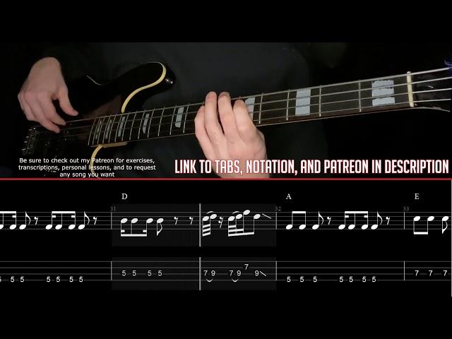 Bob Marley - Three Little Birds (Bass Line w/tabs and standard notation)