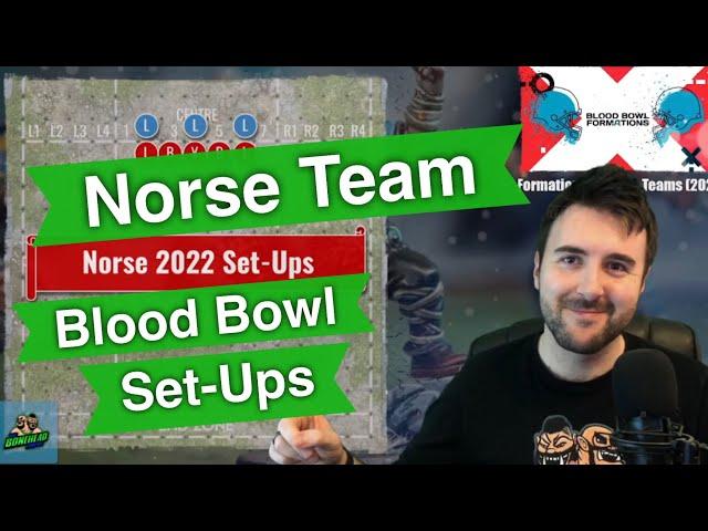 Norse (2022) Set-Up Formations for Blood Bowl - Blood Bowl 2020 (Bonehead Podcast)