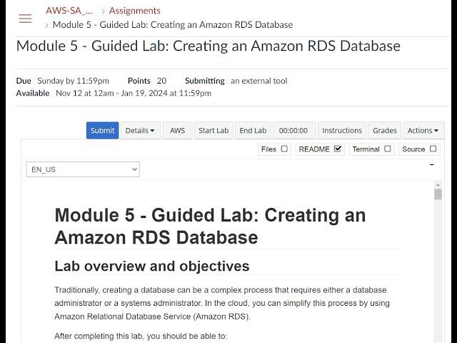 Module 5 - Guided Lab: Creating an Amazon RDS Database | AWS SAA | ALX