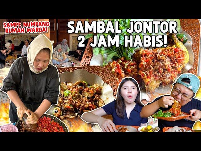 JUALAN SAMBAL JONTOR 2 JAM HABIS, SAKING RAMENYA SAMPE NUMPANG RUMAH WARGA !! PEDAS EKSTRIM