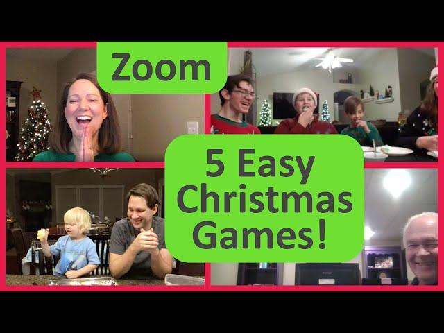 5 Easy Zoom Virtual Christmas Party Games—Best Christmas Party Game Ideas for Zoom or Google Meet