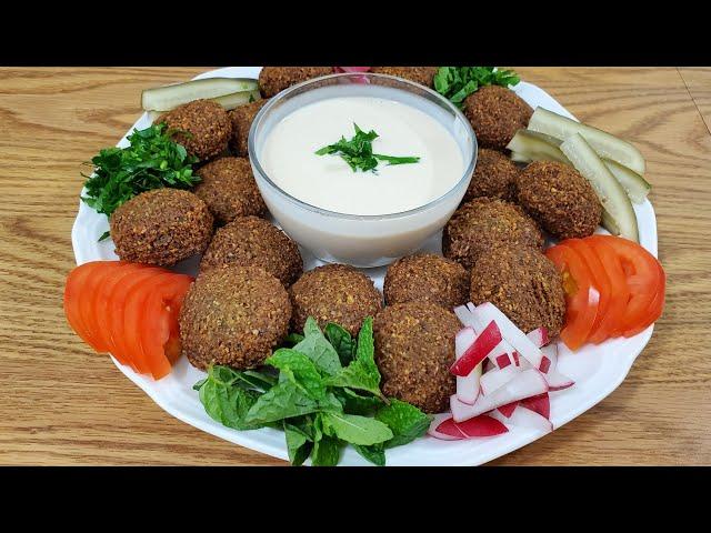 طريقة تحضير الفلافل المقرمشة الناجحة بكل الخطوات والتفاصيل  Best Homemade Falafel Recipe Ever