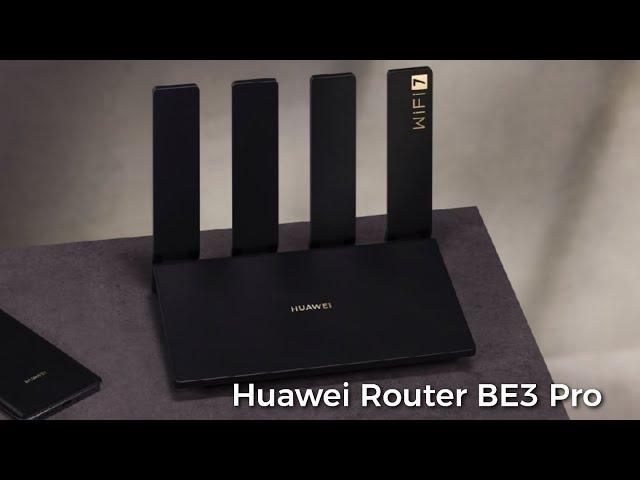 Huawei Router BE3 Pro: First Look - Reviews Full Specifications