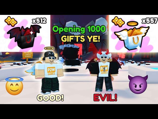 I Opened 1000 Good & Evil Gifts in Pet Simulator 99