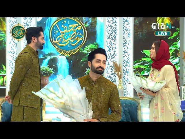 Danish Taimoor Pays Tribute To Rabia Anum  Mehfil e Ramzan - Danish Taimoor - Rabia Anum