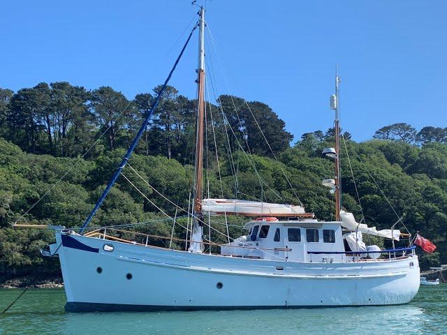 Inchcape 45 Halcyon of Eyemouth - Classic Motor Sailing Boat For Sale