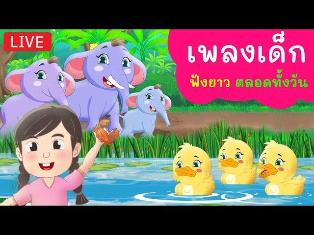 เพลงเด็กอนุบาล คุณแม่เปิดให้ลูกฟังได้ทั้งวัน | เพลงช้าง เป็ด กุ๊กๆไก่ จับปูดำ ลิง | kiku kidsong