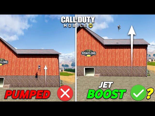 5 Things You Need To Know About Jet Boost - Pumped Vs Jet Boost Class | CODMobile