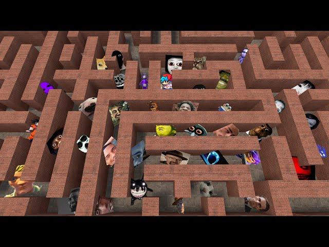Nico's Nextbots Maze !!!