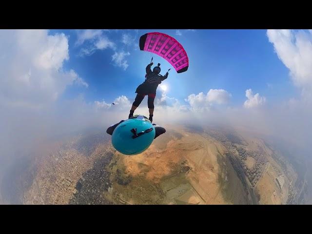 Flying XRW over the Great Pyramids of Giza