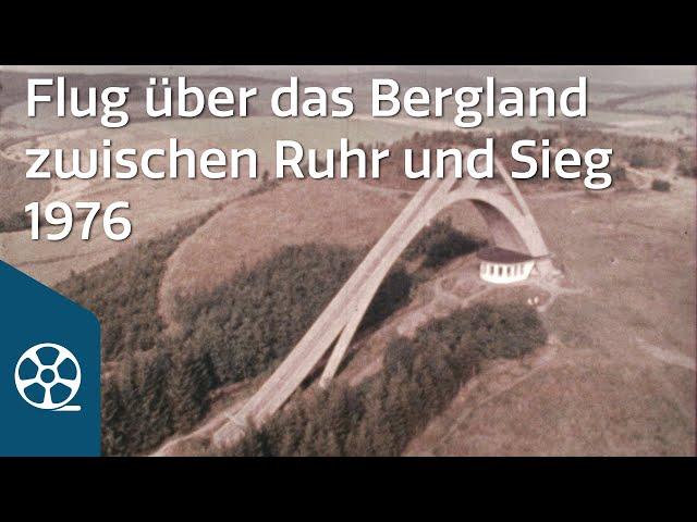 Bergland zwischen Ruhr und Sieg von oben 1976 - Flug über Westfalen 05/05 | FILMSCHÄTZE