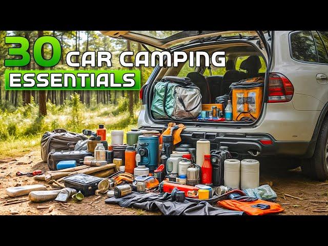 30 Car Camping Essentials For Every Car Camping Trip