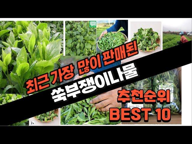 2024년 요즘 잘나가는 쑥부쟁이나물 추천순위 TOP10