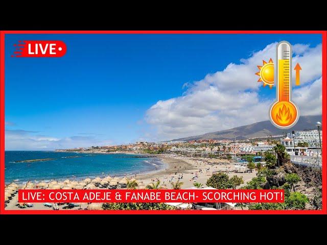 LIVE: STEAMING HOT in Costa Adeje & Fanabe Beach Tenerife ️  Canary Islands
