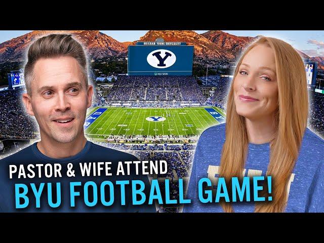 Pastor & Wife FIRST TIME at BYU Football Game!