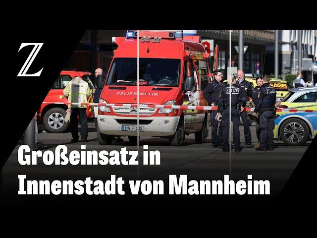 Mannheim: Auto in Menschenmenge gefahren