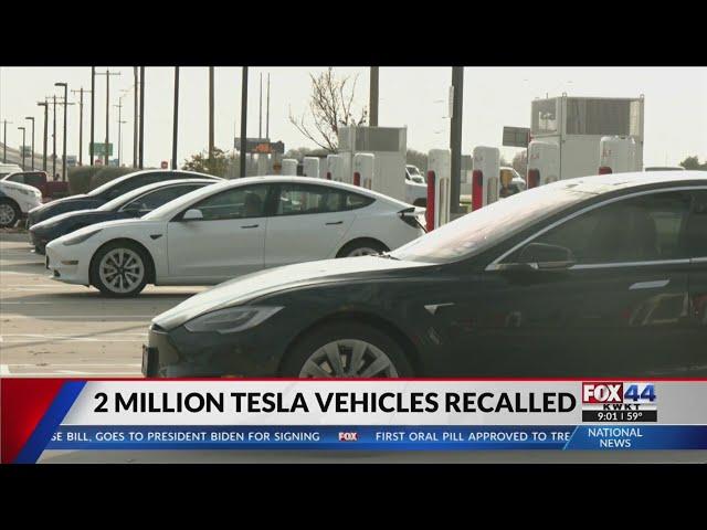 Tesla recalls 2 million vehicles