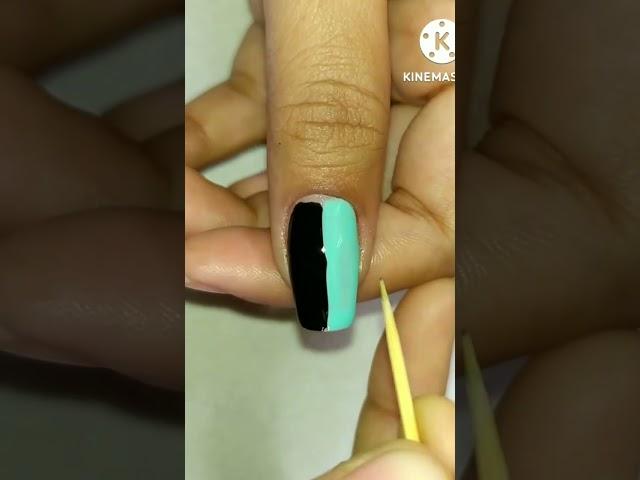 Easy nail art #nailart #naildesign #shorts #easynailart