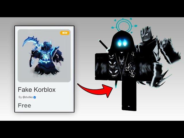 22 BEST FREE FAKE KORBLOX & FREE ITEMS ON ROBLOX 2024