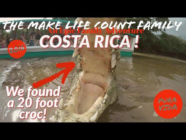 The Best of Costa Rica | Face to Face with a 20 FOOT CROCODILE | 2016 Epic Family Adventure