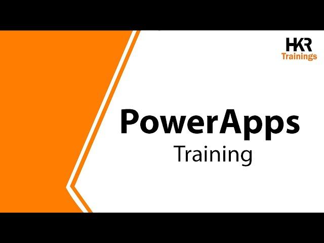 PowerApps Training | MicroSoft PowerApps Training | PowerApps Course Online - HKR Trainings