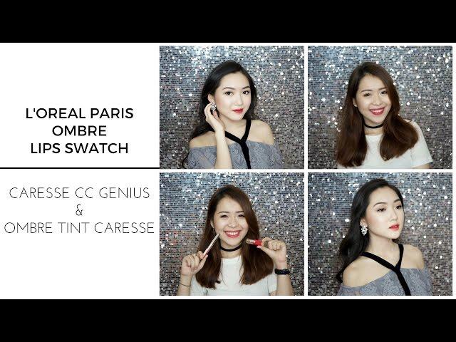 L'Oreal Ombre Lips Swatch | Chloe Nguyen x Letsplaymakeup
