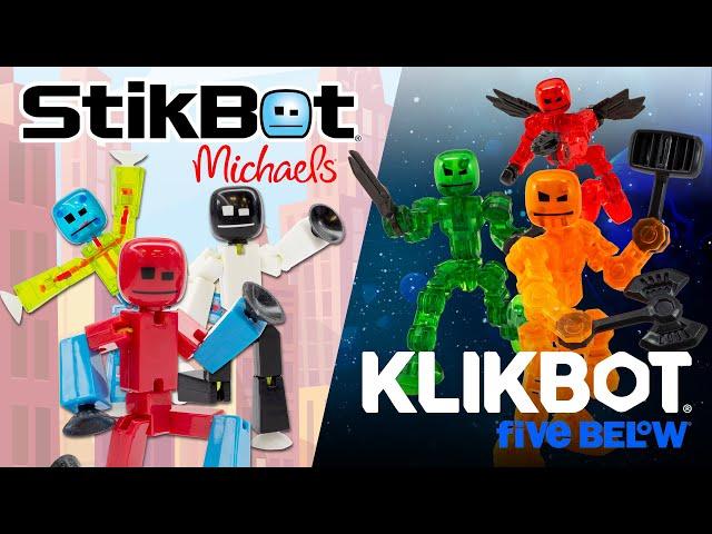 Stikbot vs KlikBot | Available Now at Michaels and Five Below!