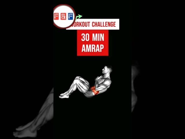 30min AMRAP Workout ️️#shorts #short #ytshorts #workout #fitness #gym #exercise #youtubeshorts