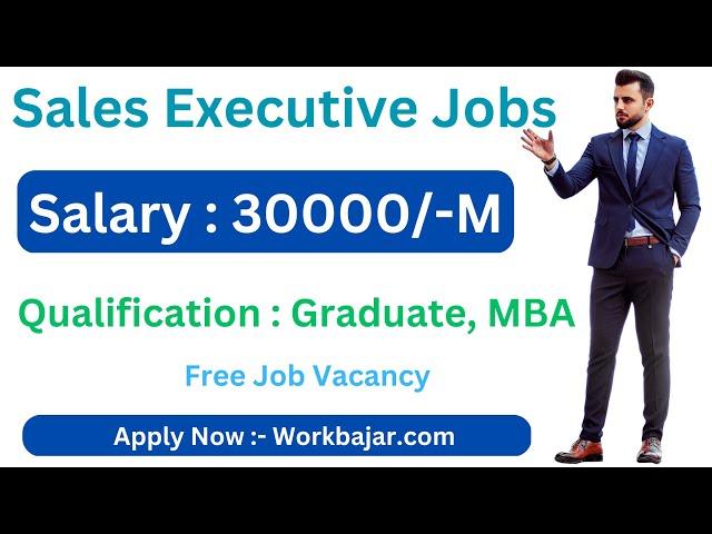 Sales Executive Job In Gurgaon 2023 | Sales Executive Jobs | Work Bazar Gurgaon