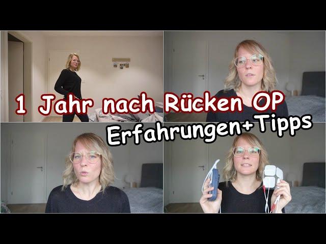 1 Jahr nach Rücken Op | Meine Erfahrungen + Tipps | ISG Entzündung