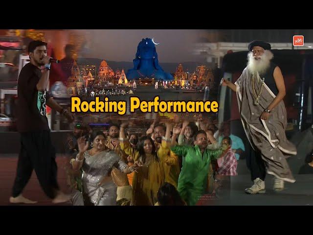 Sadhguru Dance To Rocking Performance By Paradox At Isha MahaShivratri 2024 | Adiyogi Shiva |YOYO TV