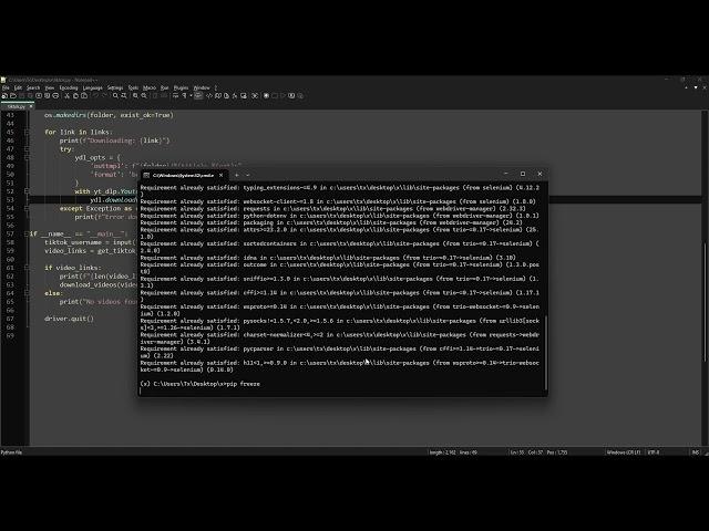 Descargar videos de TikTok con Python - Fácil y Rápido